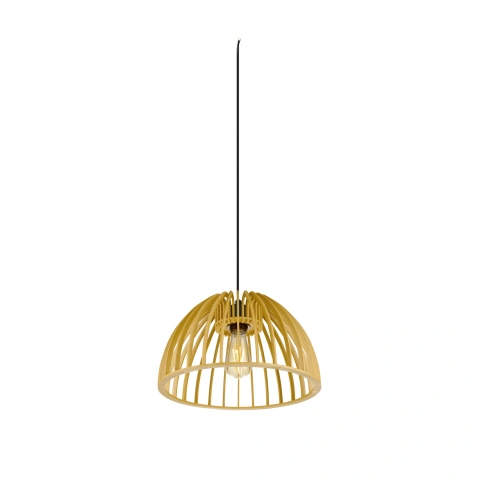 WUD pendant lamp E27 half round   1 x max. 60W black