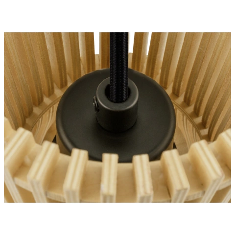 WUD pendant lamp E27 conical  1 x max. 60W black_1