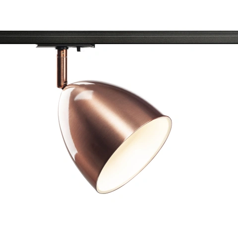 PARA CONE 14, 1 Phasen System Leuchte, GU10, kupfer/white