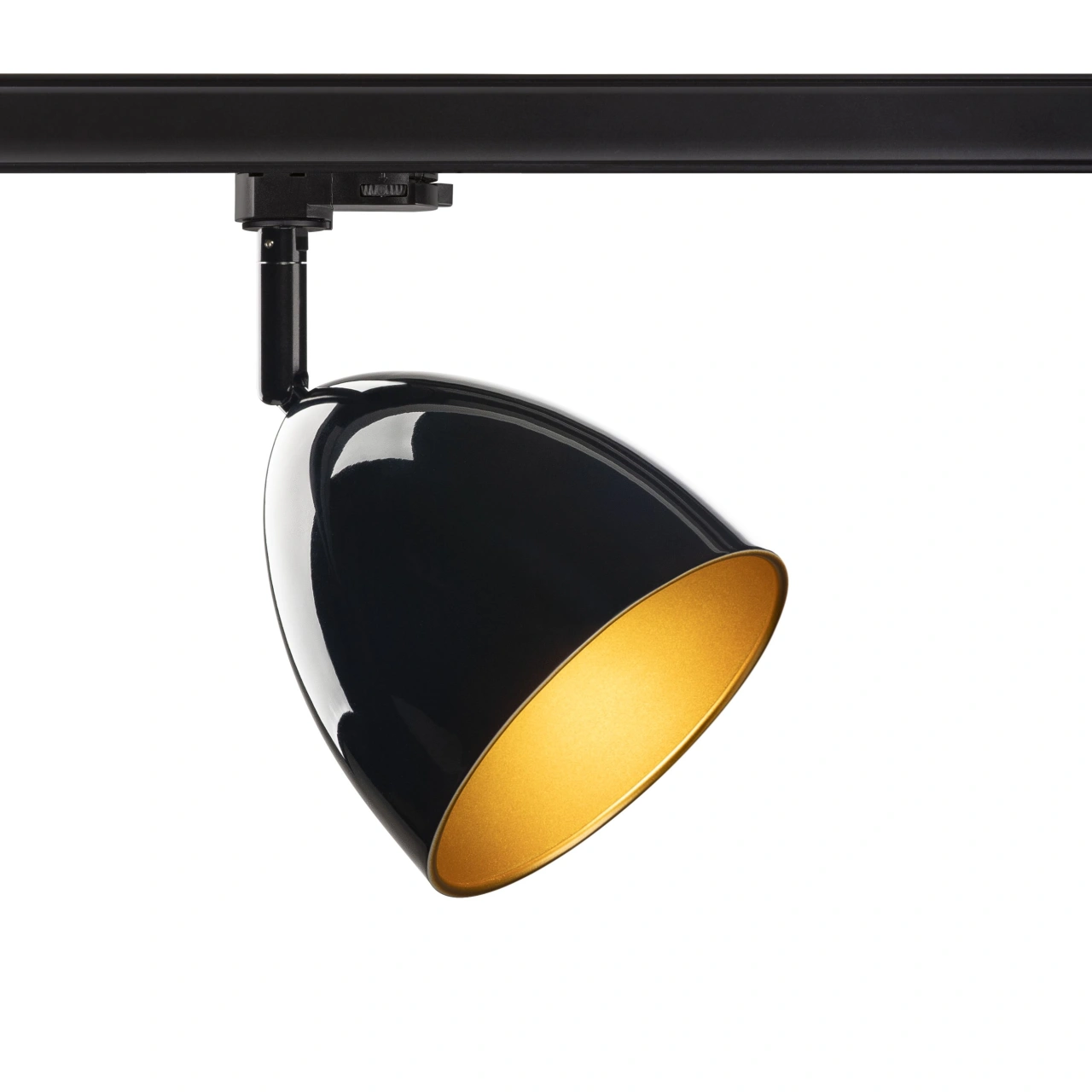 PARA CONE 14, 3 Phasen System Leuchte, GU10, black/gold