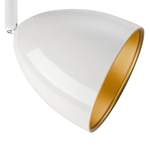 PARA CONE 14, 3 Phasen System Leuchte, GU10, white/gold_2