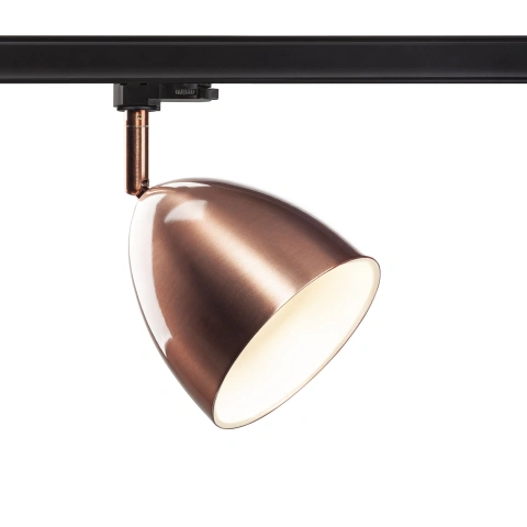 PARA CONE 14, 3 Phasen System Leuchte, GU10, kupfer/white