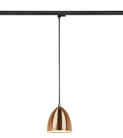PARA CONE 14 Pendant lamp for 3 Phasen System GU10 kupfer