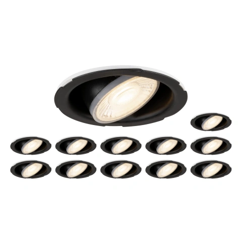 UNIVERSAL DOWNLIGHT PHASE IP20 38° 12x Set without cover