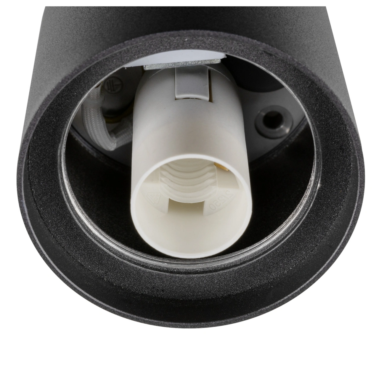 VARYT ceiling mounted light round 1x max. 6W E14 black