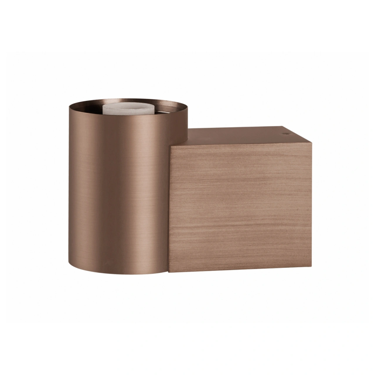 VARYT wall-mounted light round 1x max. 6W E14 copper