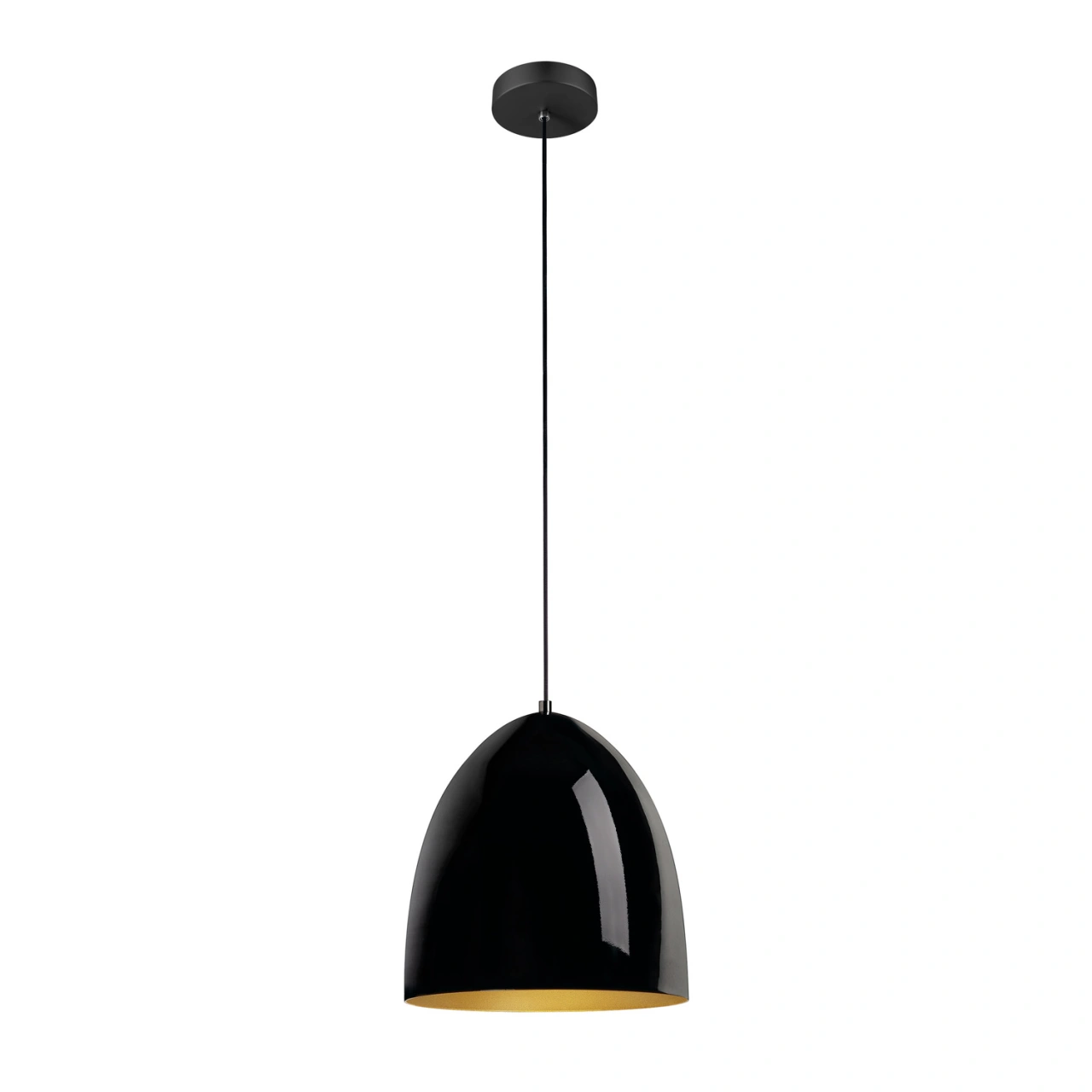 PARA CONE 30 pendant lamp E27 1x max. 60W black / gold