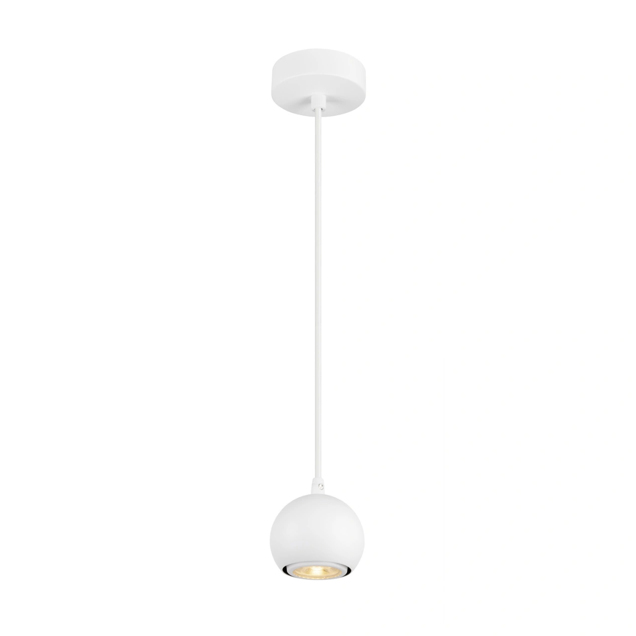 LIGHT EYE90 pendant lamp GU10 1x max. 6W matt white