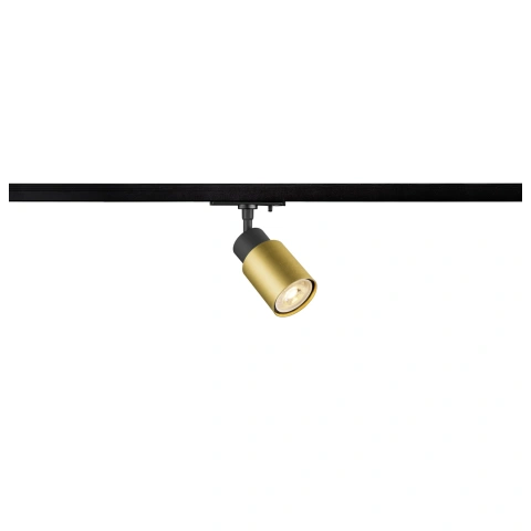 PURI 2.0 Tube 1~ Spot GU10  max. 1x 6W black / gold