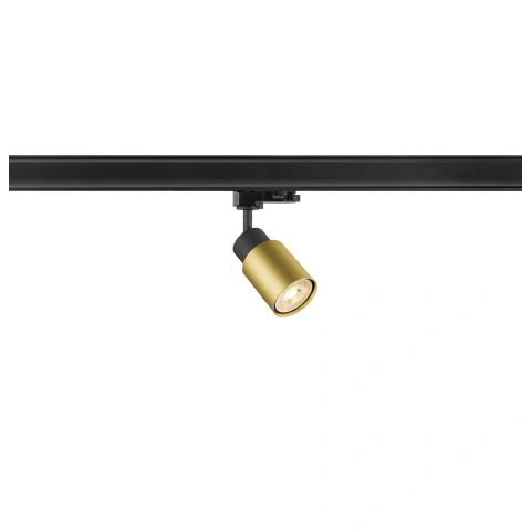 PURI 2.0 Tube 3~ Spot GU10 max. 1x 6W black / gold
