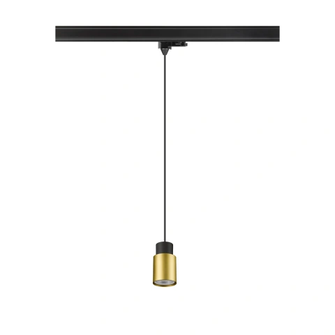 PURI 2.0 Tube 3~ pendant lamp GU10 max. 1x 6W   bl/ gold_1