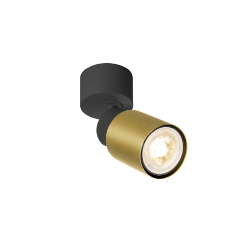 PURI 2.0 Tube max. 1x 6W GU10 black / gold