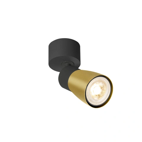 PURI 2.0 Dome max. 1x 6W GU10 black / gold