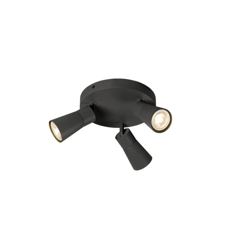 PURI 2.0 Cone round max. 3x 6W GU10 black