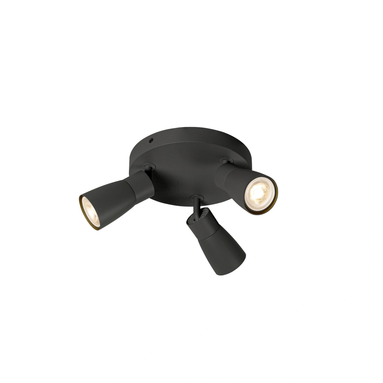 PURI 2.0 Dome round max. 3x 6W GU10 black