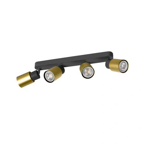 PURI 2.0 Tube long  max. 4x 6W GU10 black / gold_1