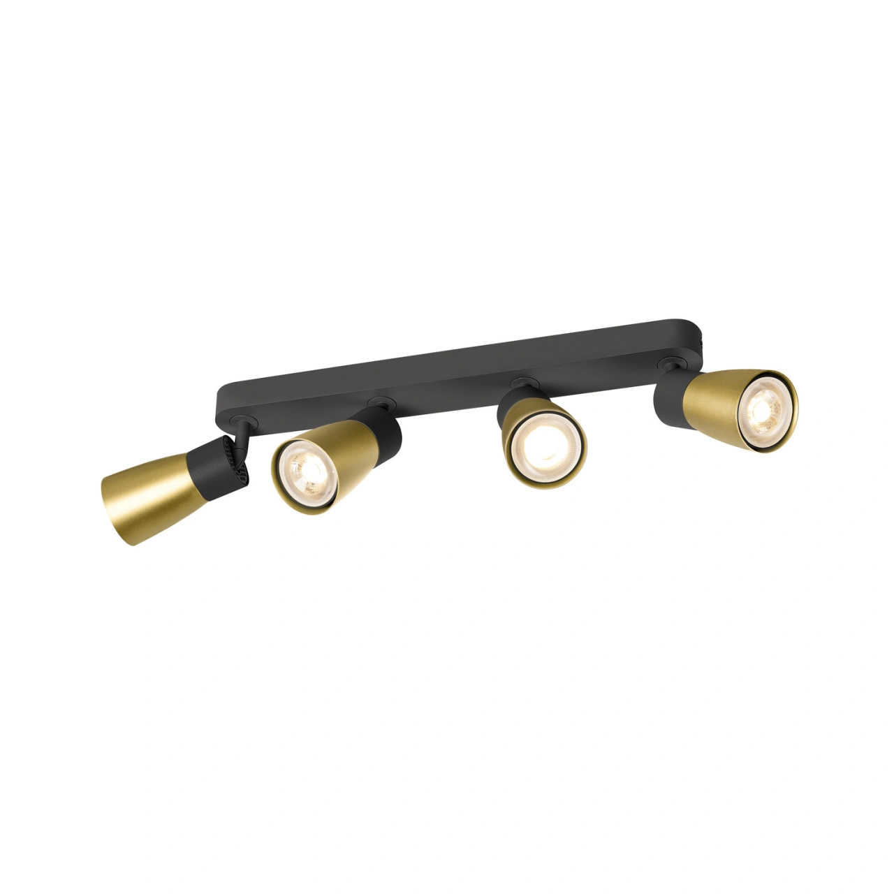 PURI 2.0 Dome long  max. 4x 6W GU10 black / gold