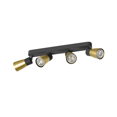 PURI 2.0 Dome long  max. 4x 6W GU10 black / gold_1