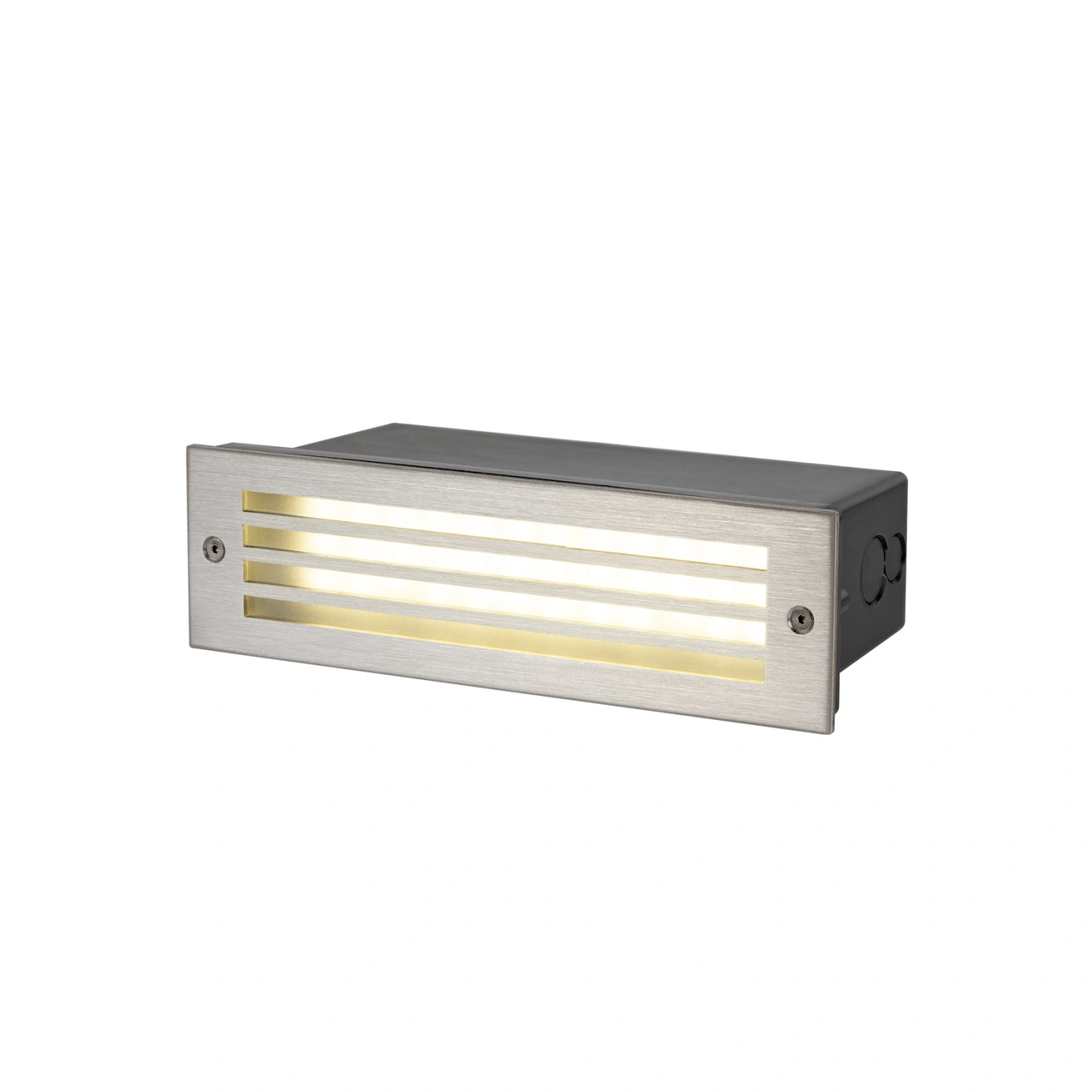 BRICK MESH Recessed wall light rectangular 3 K 5W IP55 black