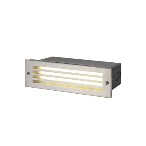 BRICK MESH Recessed wall light rectangular 3 K 5W IP55 black