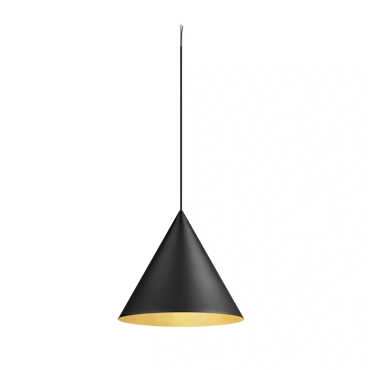 MAGICO 38 pendant lamp E27  1x max. 10W matt black / gold