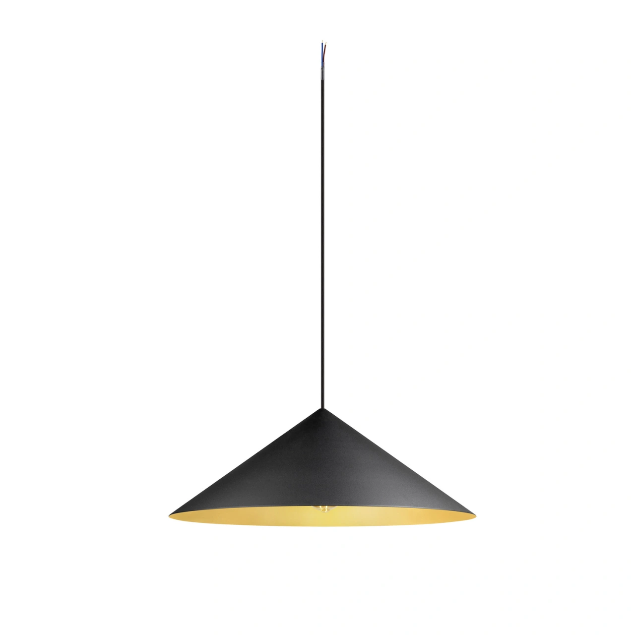 MAGICO 55 pendant lamp E27  1x max. 10W matt black / gold