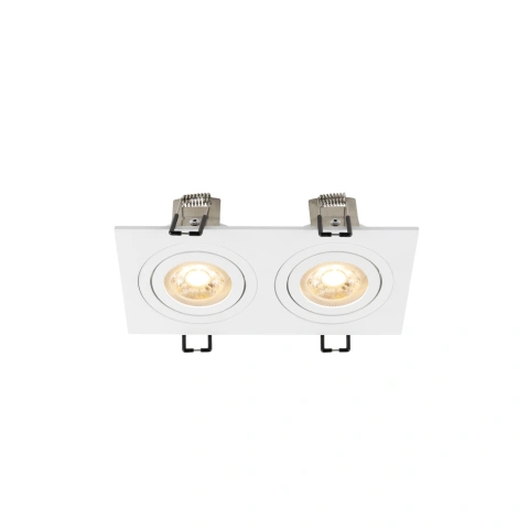 NEW TRIA155  square 2 x GU10 two-flame white_2