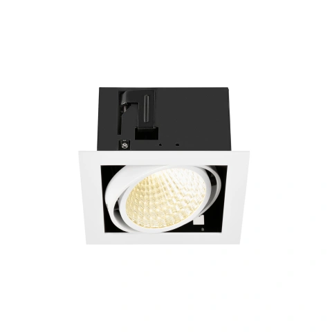 KADUX Recessed ceiling light single 3K DALI Touch 30° white