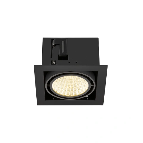KADUX Recessed ceiling light single 3K DALI Touch 30° black_3