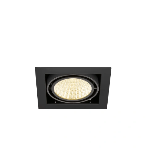 KADUX Recessed ceiling light single 3K DALI Touch 30° black_4