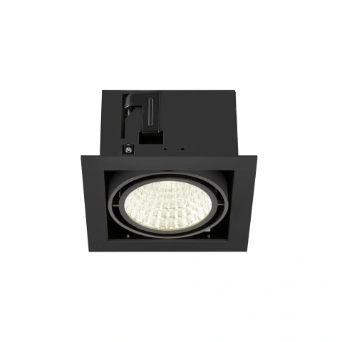 KADUX Recessed ceiling light single 4K DALI Touch 30° black_3