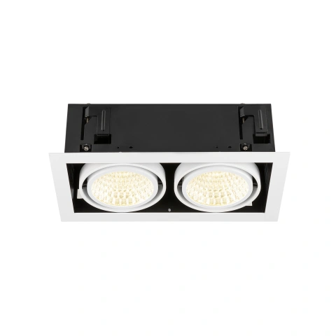 KADUX Recessed ceiling light double 3K DALI Touch 30° white_3