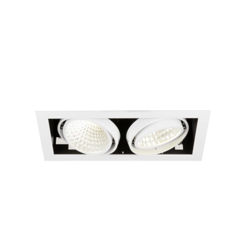 KADUX Recessed ceiling light double 4K DALI Touch 30° white_2
