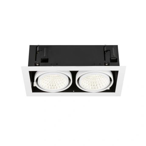 KADUX Recessed ceiling light double 4K DALI Touch 30° white_3