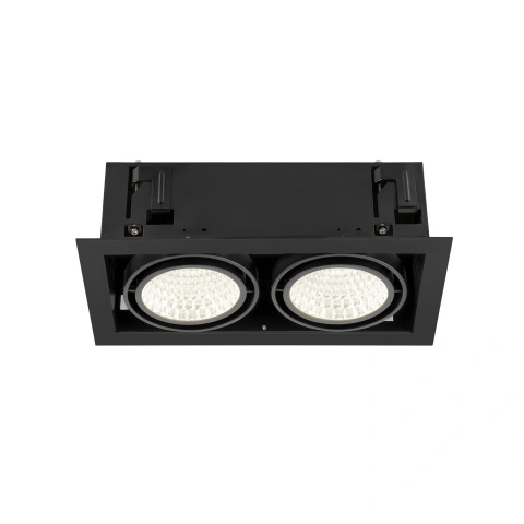 KADUX Recessed ceiling light double 4K DALI Touch 30° black_3