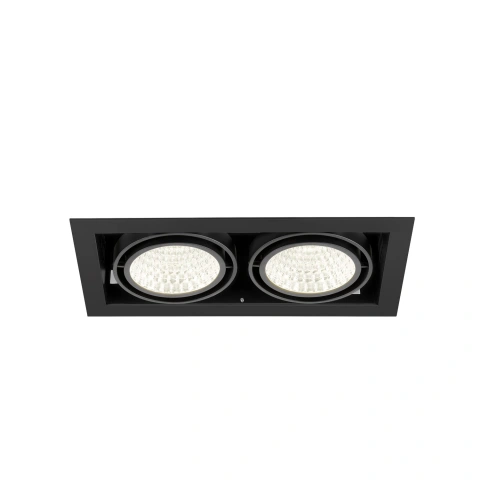 KADUX Recessed ceiling light double 4K DALI Touch 30° black_4