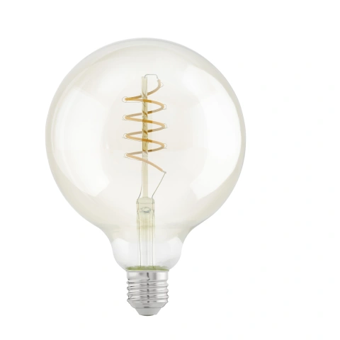 LM-E27-LED GLOBE G125 GLAS AMBER 4W/270Lm 2200K