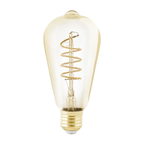 LM-E27 LED ST64 4W/245LM 2000K GLAS AMBER - dim