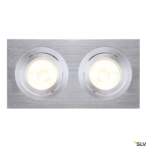 NEW TRIA II GU10 downlight, rectangular, AL satinat_2