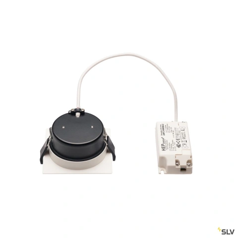 VERLUX,LED,3000K,alb mat,10WIncastrat_1