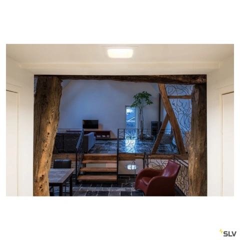 VERLUX,LED,3000K,alb mat,20WIncastrat_3