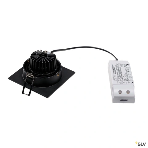 NEW TRIA DL SQ. Set 6W UWW,negru2700K, 38°_1
