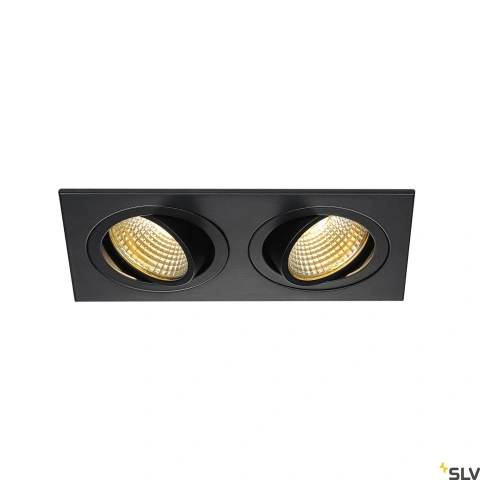 NEW TRIA2DL SQ.Set 2x6W UWWnegru2700K, 38°