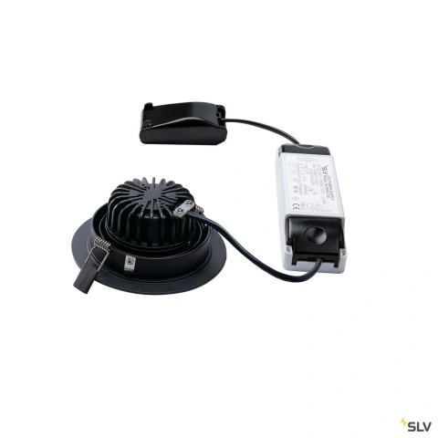 NEW TRIA LED DL ROUND Set, 12W2700K, 38°, negru mat_1