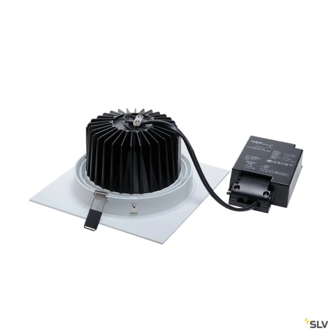 NEW TRIA LED DL patrat Set 25W2700K, 30°, alb mat_1
