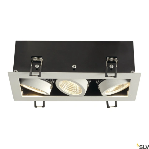 KADUX LED Triple DL Set, 3000K38°, alb mat