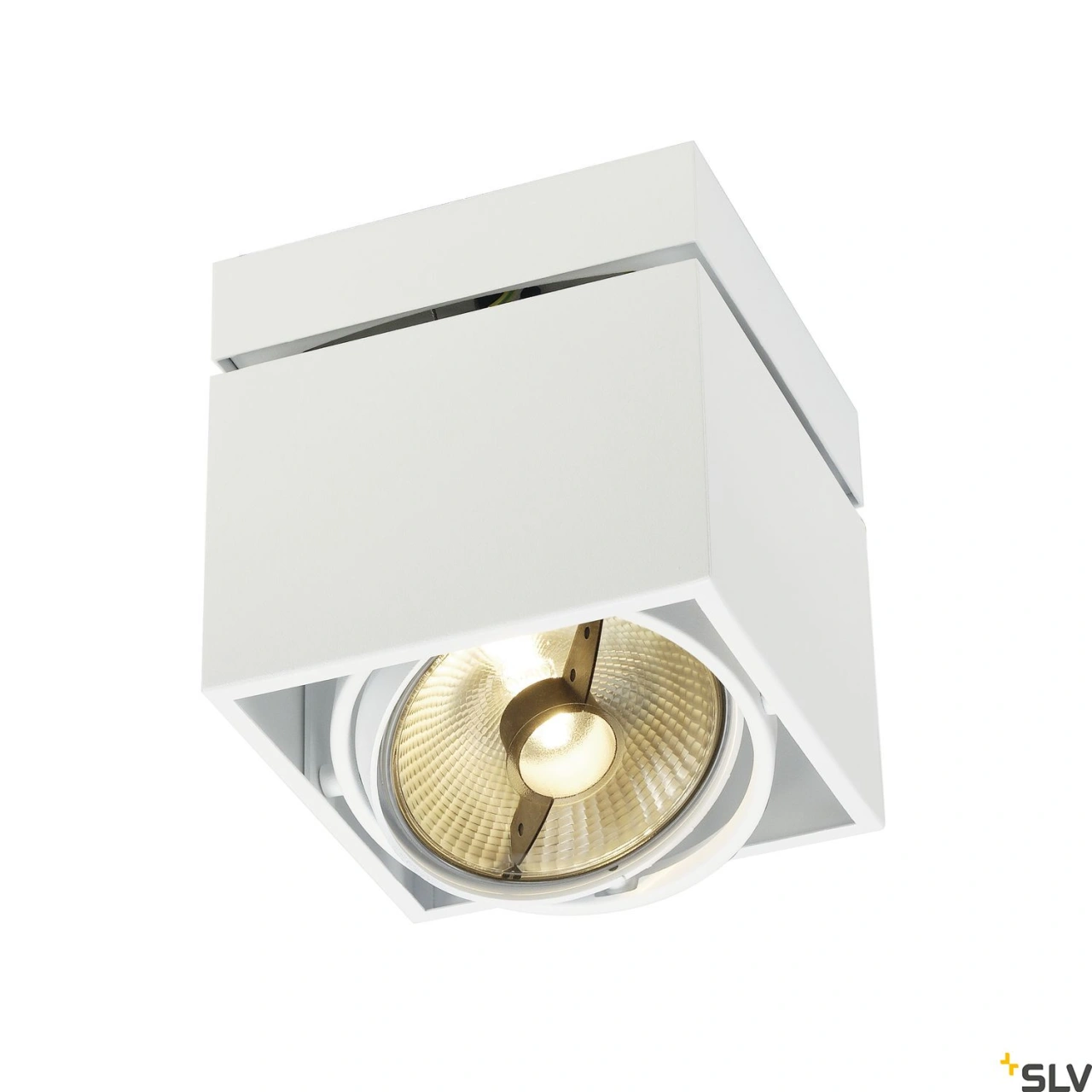 KARDAMOD -Aplica pătrat ES111 SINGLE, pătrat, alb, max. 75W