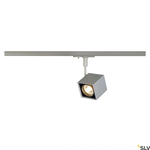ALTRA DICE SPOT, pătrat,argint/negru,GU10, 50W,1-ph. adaptor