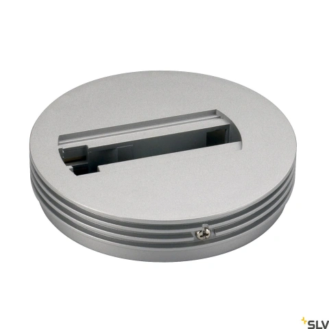 Capac-rozetă pt 1P.-adaptor, gri argintiu