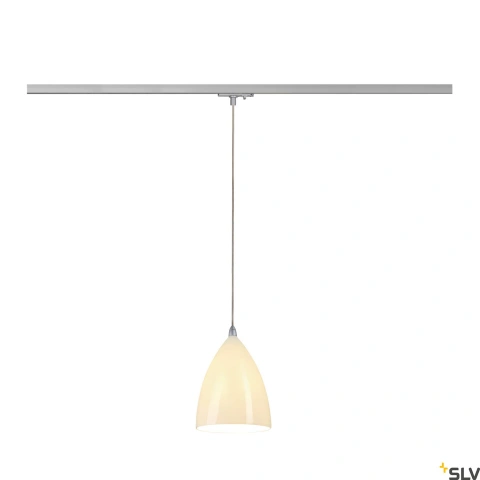 TONGA IV lampă pendul cu ceramic abajur&1-ph adaptor, silve